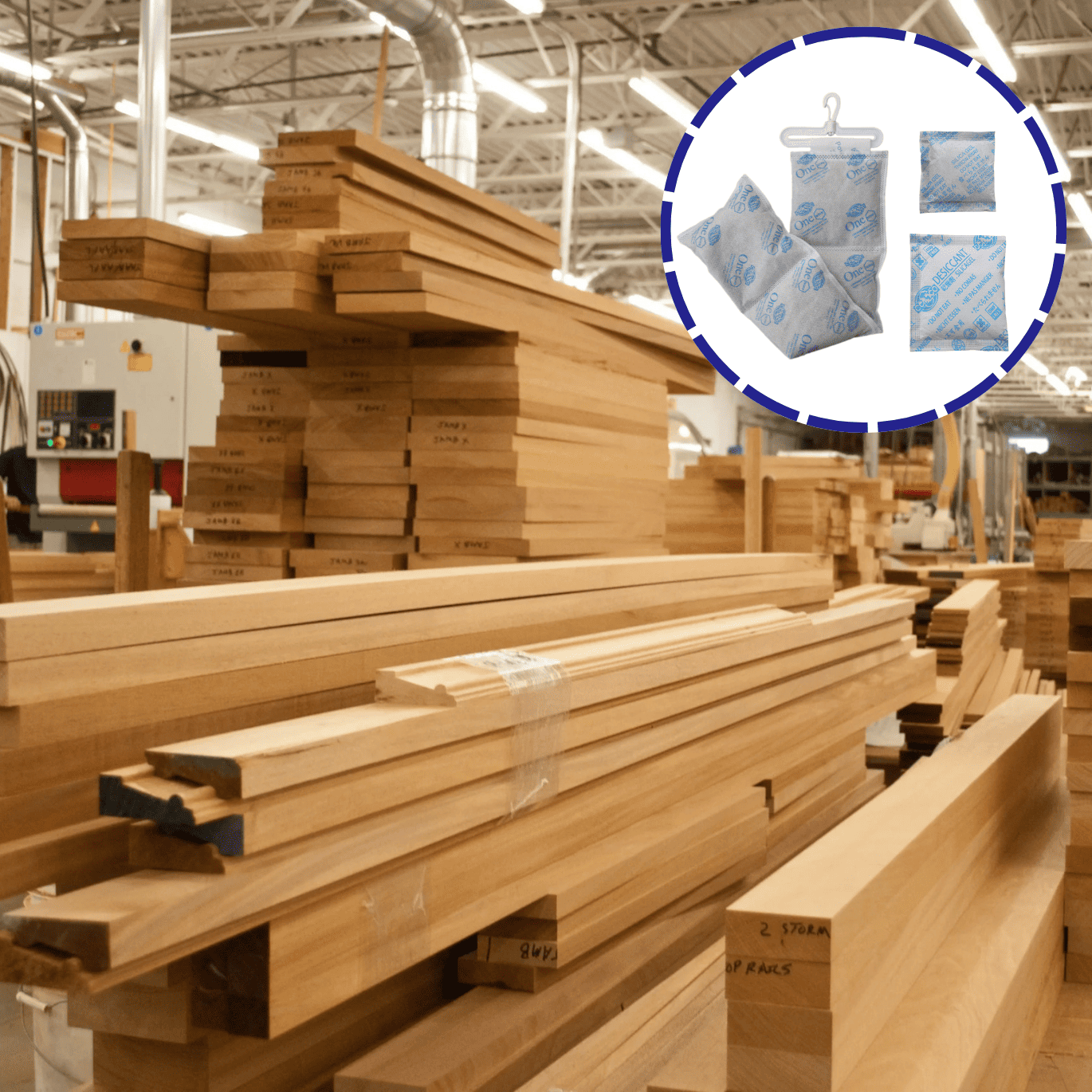 Gói hút ẩm chống mốc đồ gỗ xuất khẩu — Hướng dẫn theo m³