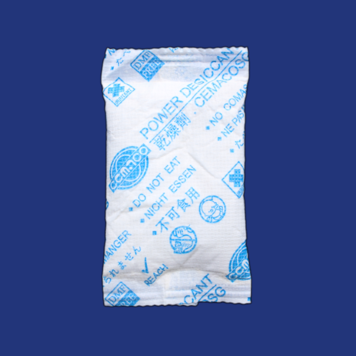 Bột Hút Ẩm 25g — Giấy Tyvek Có Logo — Xanh